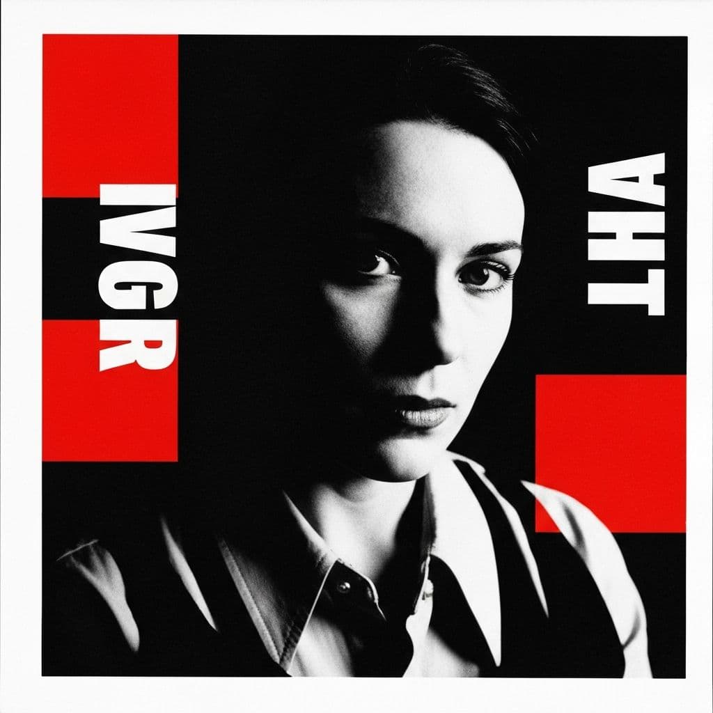 Untitled (Your body is a battleground) by Barbara Kruger - art journaling prompt inspiration