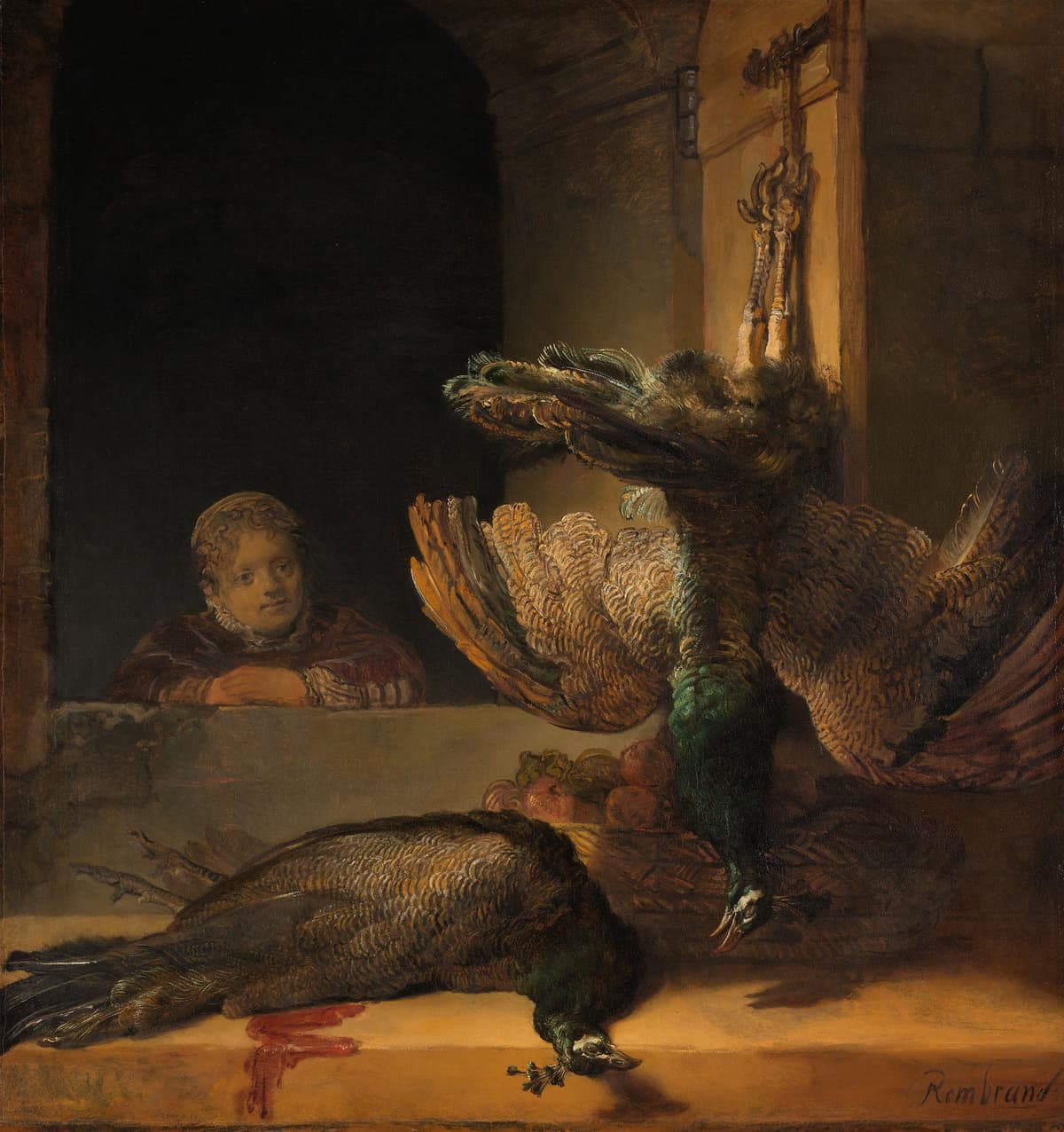 Still Life with Dead Peacocks