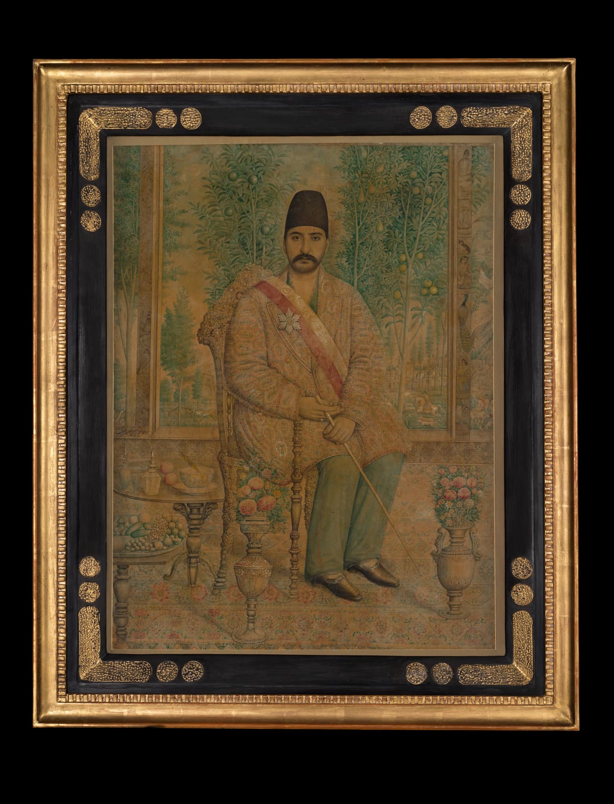 Portrait of Mirza 'Ali Asghar Khan (Amin al-Mulk, Amin al-Sultan, Atabeg-i Azam)