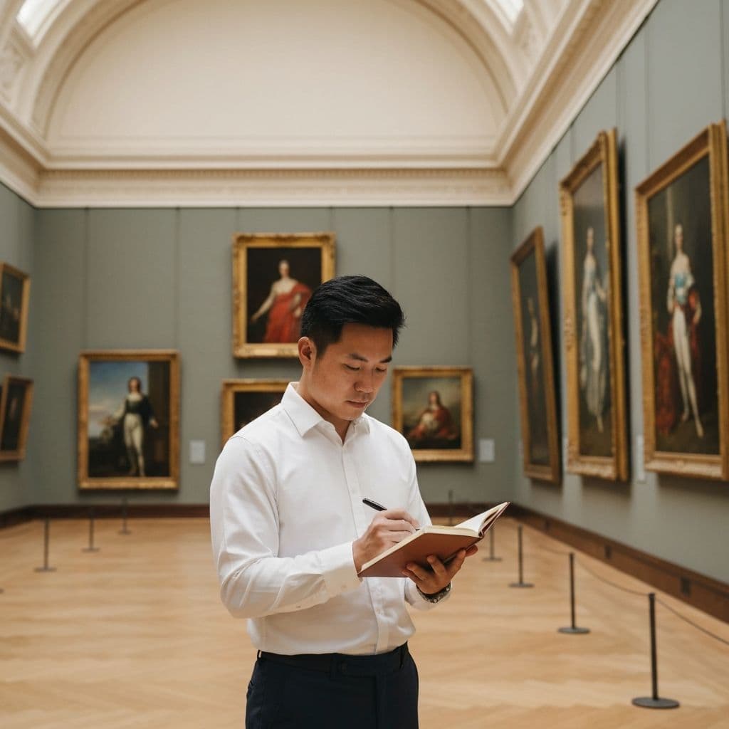 A Simple Way to Take Notes During Art Exhibitions